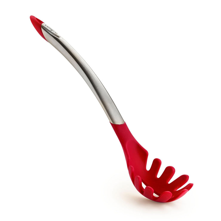 Serveur à spaghetti en silicone rouge Cuisipro - Cuisipro USA