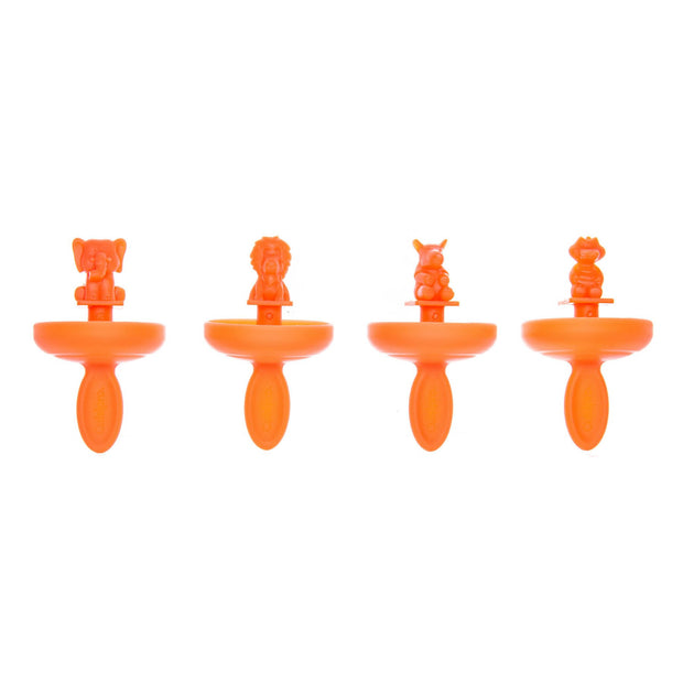 Moule à pops Mini Safari Orange Cuisipro_Set of 4 - Cuisipro USA
